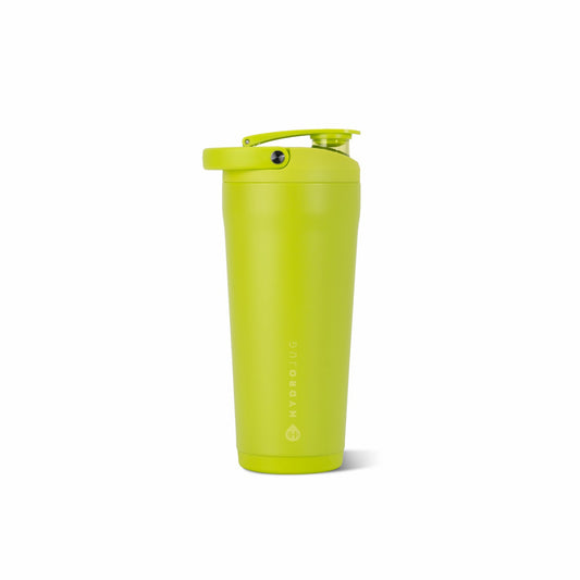 HYDROJUG Recommended | HydroJug Insulated Shaker 24oz - Stainless Steel Protein Shaker, Silent Grate – Lemon Lime