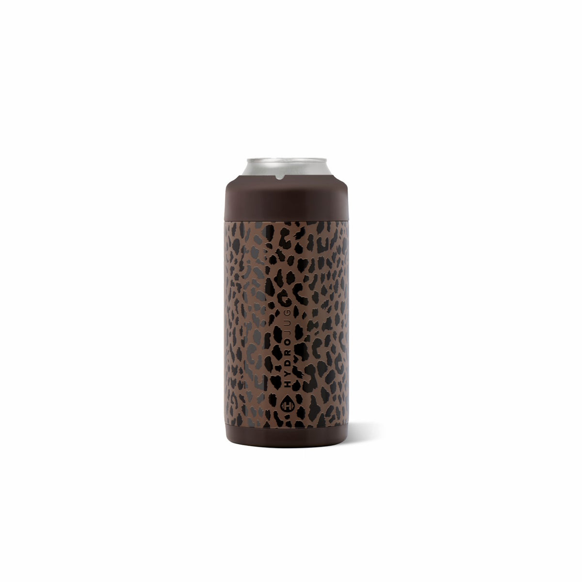 HYDROJUG Signature | HydroJug Slim Can Cooler 12oz - Brown Leopard