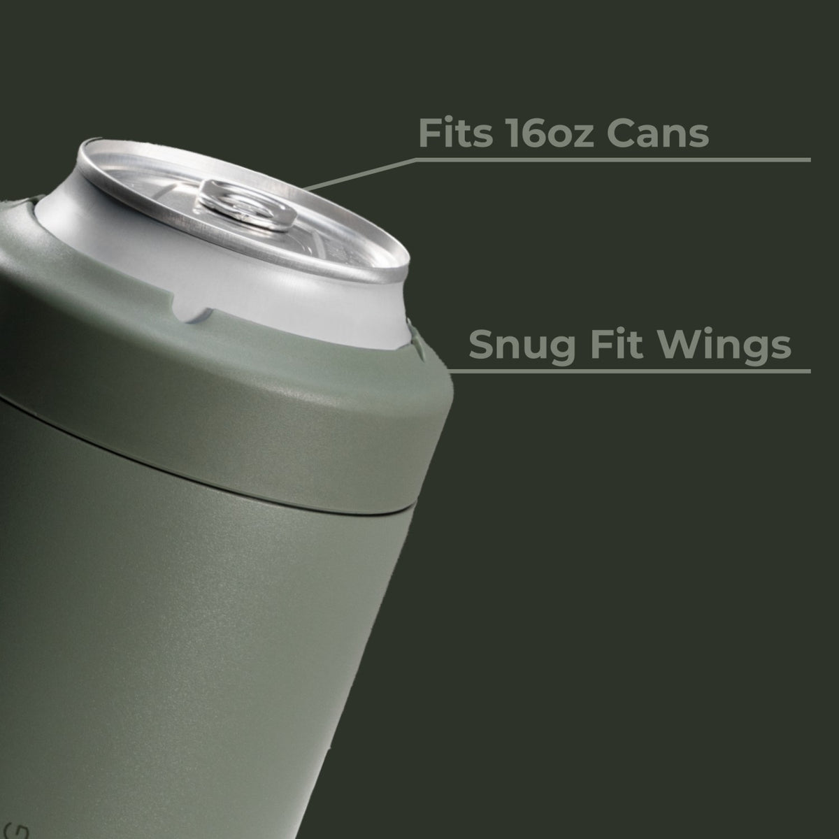 HYDROJUG Signature | HydroJug Can Cooler 16oz - 2-in-1 Insulated Tallboy Can Cooler, Screw-Top Lock – Courtyard