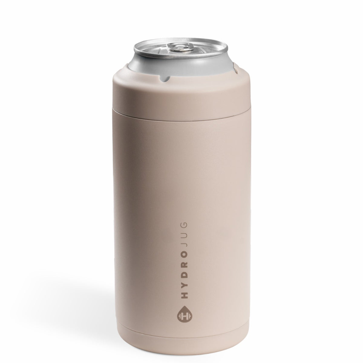 HYDROJUG Deals | HydroJug Can Cooler 16oz - 2-in-1 Insulated Tallboy Can Cooler, Screw-Top Lock – Dune