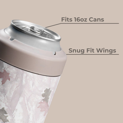 HYDROJUG Value | HydroJug Can Cooler 16oz - 2-in-1 Insulated Tallboy Can Cooler, Screw-Top Lock – Camo