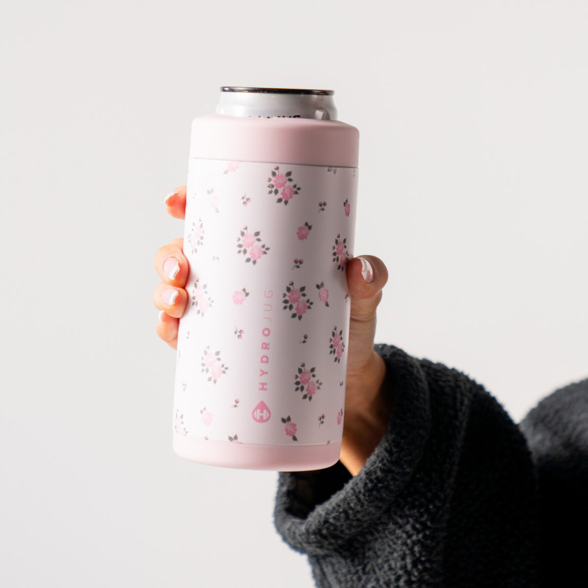 HYDROJUG Great Value | HydroJug Can Cooler 16oz - 2-in-1 Insulated Tallboy Can Cooler, Screw-Top Lock – Wildrose