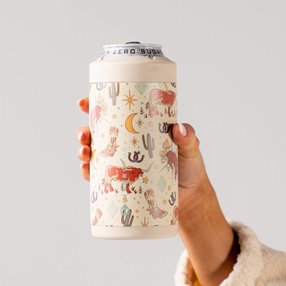 HYDROJUG Top Pick | HydroJug Can Cooler 16oz - 2-in-1 Insulated Tallboy Can Cooler, Screw-Top Lock – Rodeo