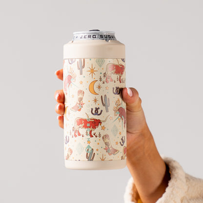HYDROJUG Top Pick | HydroJug Can Cooler 16oz - 2-in-1 Insulated Tallboy Can Cooler, Screw-Top Lock – Rodeo