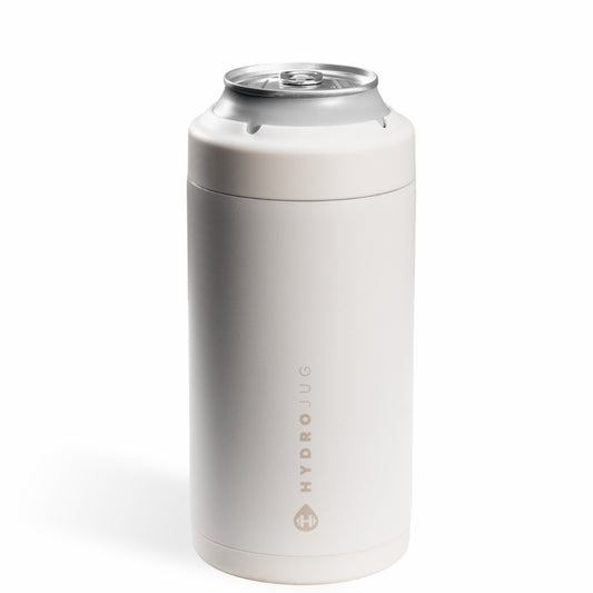 HYDROJUG Trending | HydroJug Can Cooler 16oz - 2-in-1 Insulated Tallboy Can Cooler, Screw-Top Lock – Linen