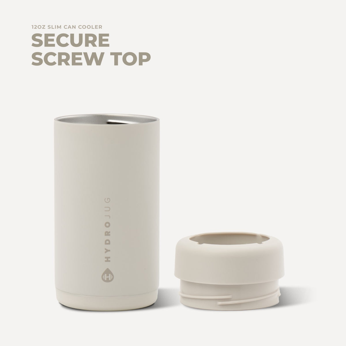 HYDROJUG Featured | HydroJug Slim Can Cooler 12oz - Linen
