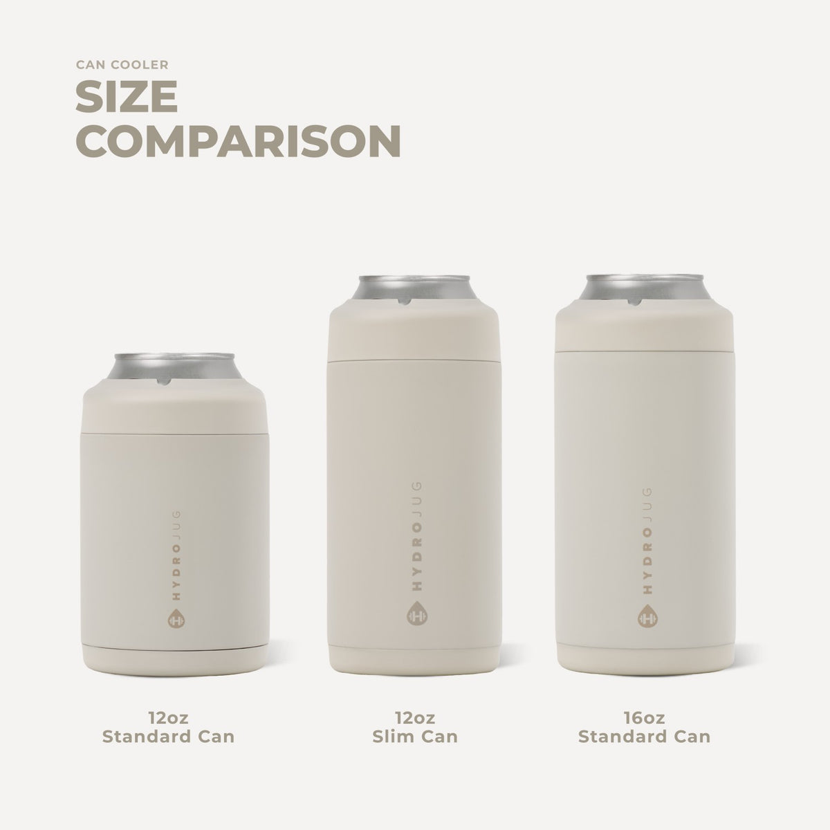 HYDROJUG Featured | HydroJug Slim Can Cooler 12oz - Linen