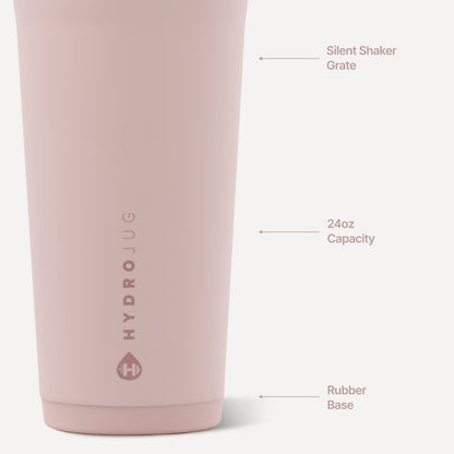 HYDROJUG Essential | HydroJug Insulated Shaker 24oz - Dusty Rose