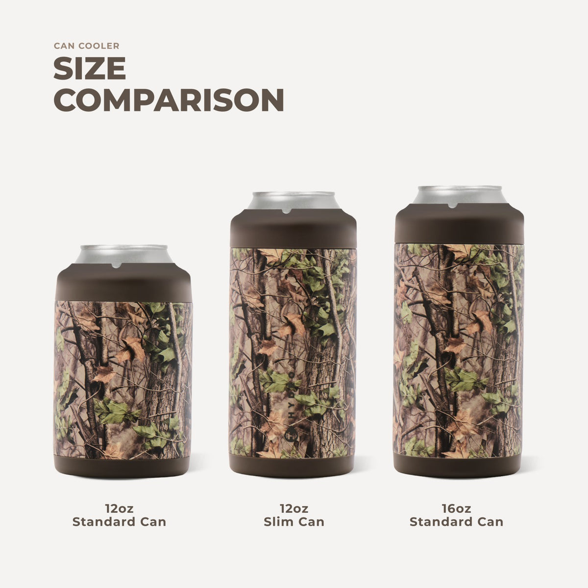 HYDROJUG Top Pick | HydroJug Standard Can Cooler 12oz - Woodland