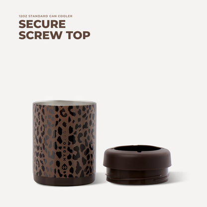 HYDROJUG Best Seller | HydroJug Standard Can Cooler 12oz - Brown Leopard