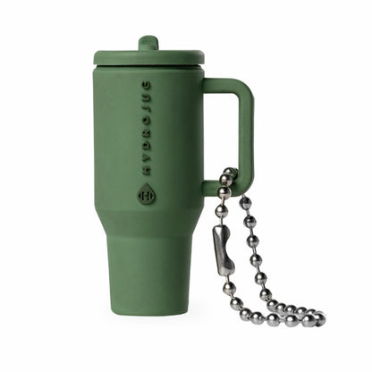 HYDROJUG Customer Favorite | HydroJug Traveler Keychain - Silicone Mini Traveler, Metal Chain