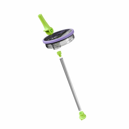 HYDROJUG Signature | HydroJug Removable Traveler Lid 40oz - Easy-Clean Flip Straw, Leakproof