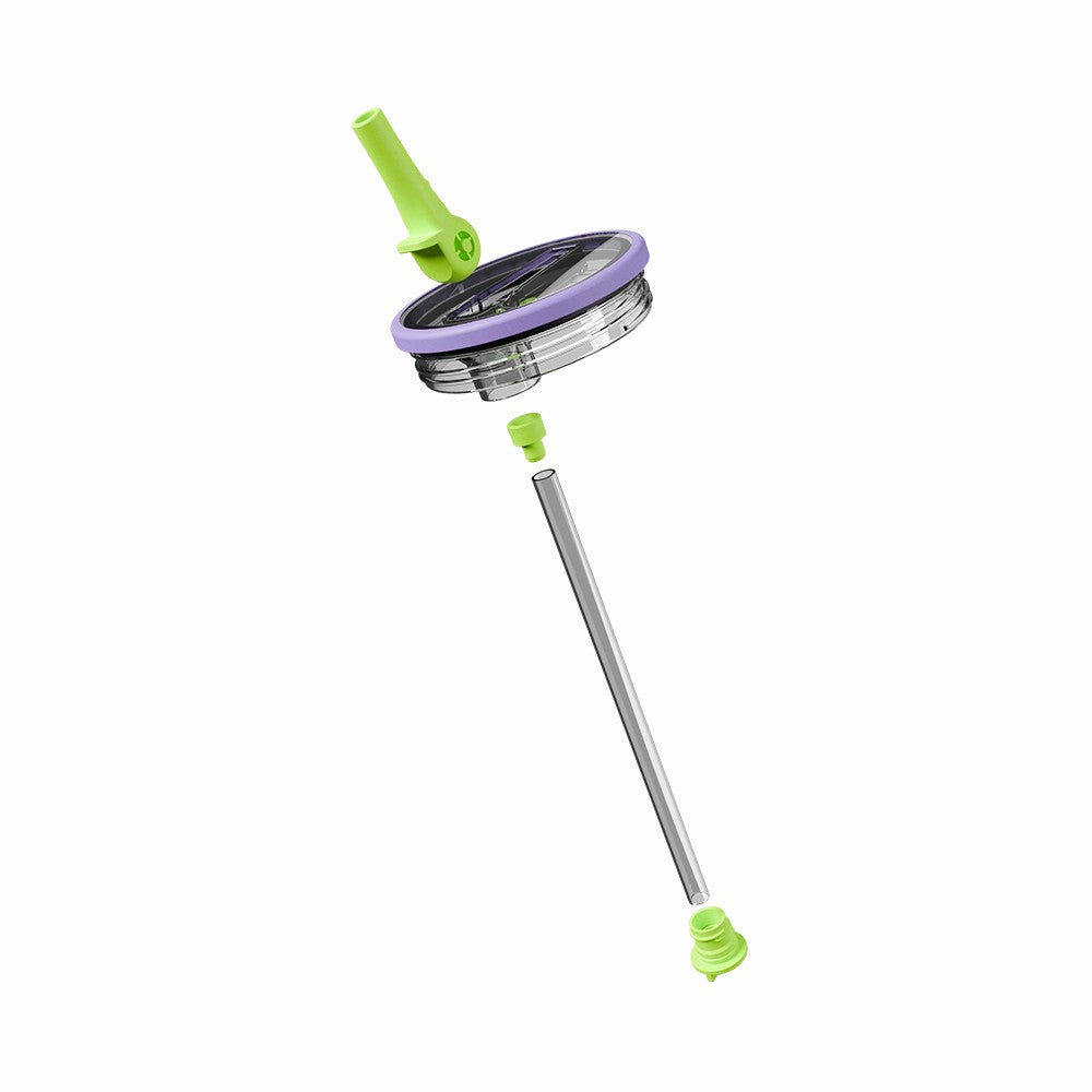 HYDROJUG Exclusive | HydroJug Removable Traveler Lid 20oz - Easy-Clean Flip Straw, Leakproof