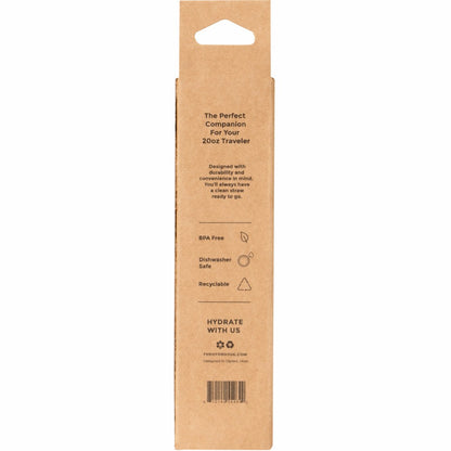 HYDROJUG Trusted | HydroJug Traveler 20oz Straw Pack - 4 Replacement Straws, BPA-Free