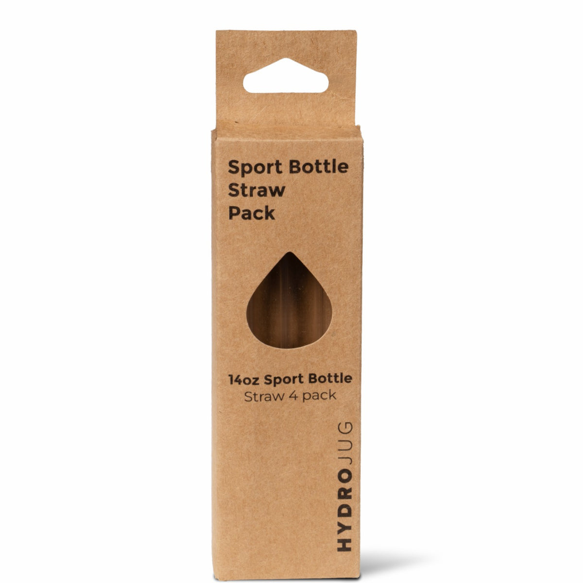 HYDROJUG Trusted | HydroJug Sport 14oz Straw Pack - 4 Replacement Straws, BPA-Free