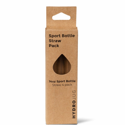 HYDROJUG Trusted | HydroJug Sport 14oz Straw Pack - 4 Replacement Straws, BPA-Free