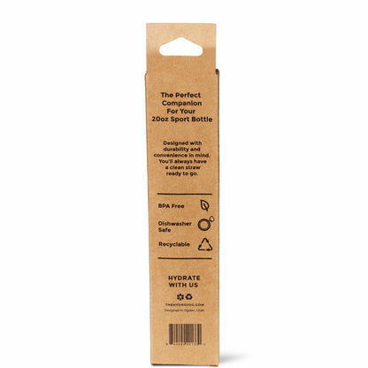 HYDROJUG Latest | HydroJug Sport 20oz Straw Pack - 4 Replacement Straws, BPA-Free