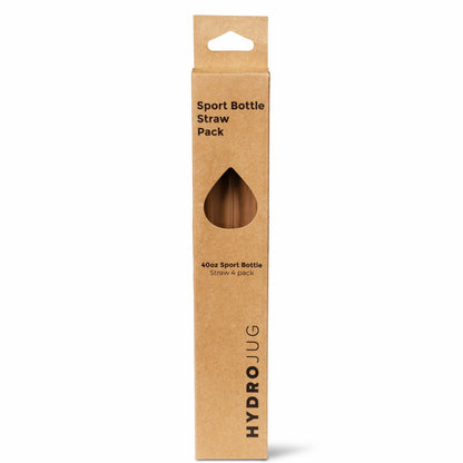 HYDROJUG Recommended | HydroJug Sport 40oz Straw Pack - 4 Replacement Straws, BPA-Free
